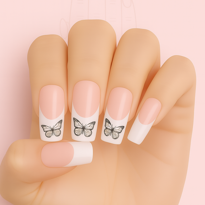 Press On- Blush Papillon