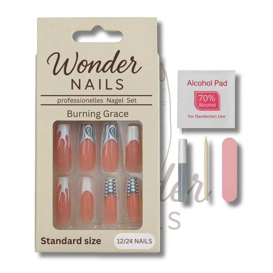 Press-on Nails: Burning Grace