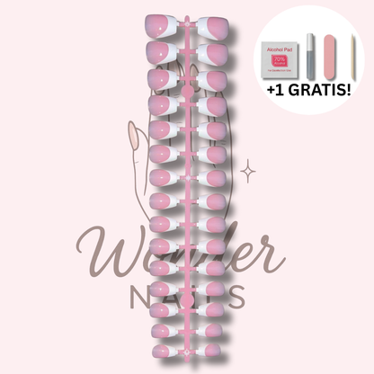 Press-on Palette: Rosé Ombre French