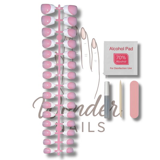 Press-on Palette: Rosé Ombre French