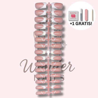 Press-on Palette: French Heart Harmony