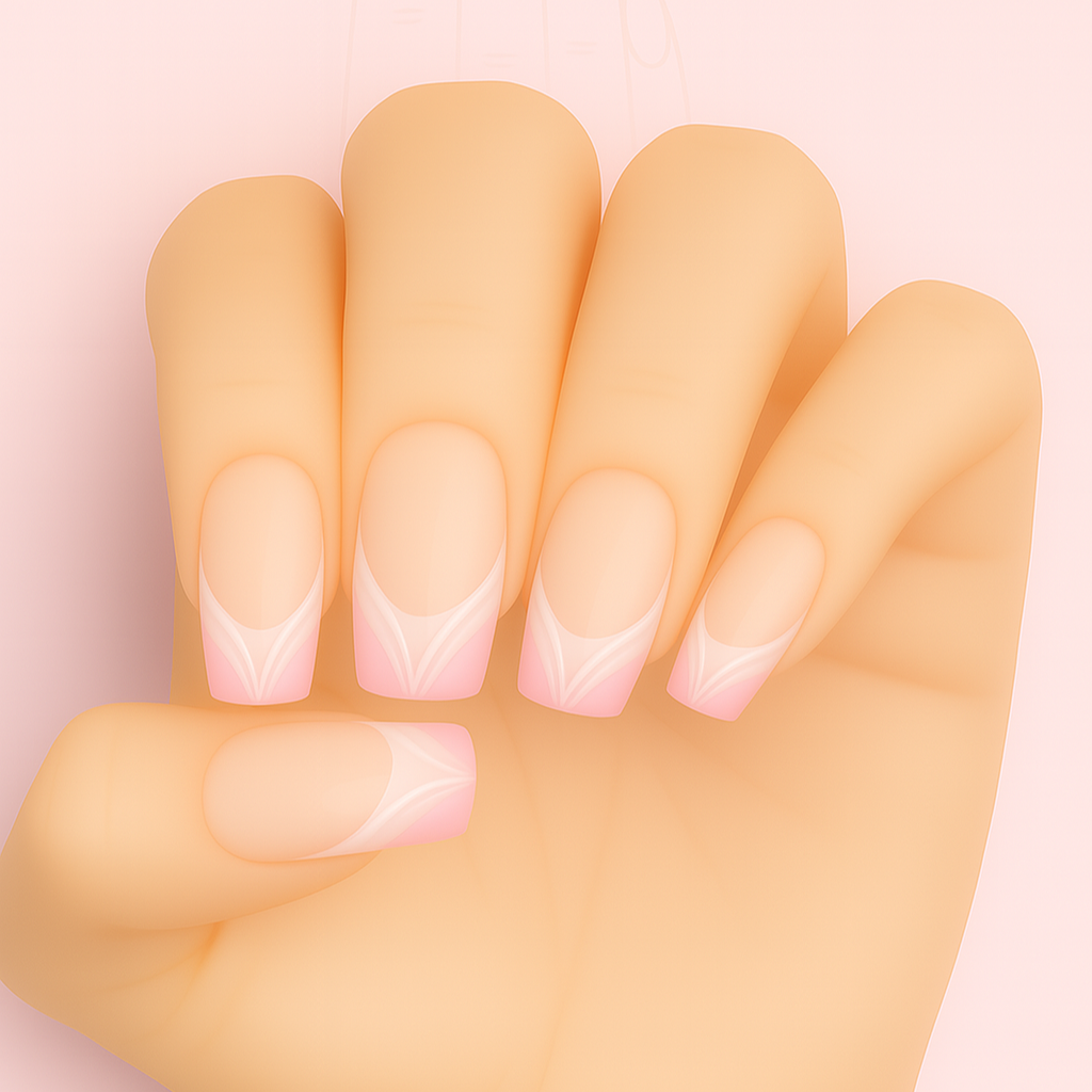 Press On – Pink Blossom Elegance