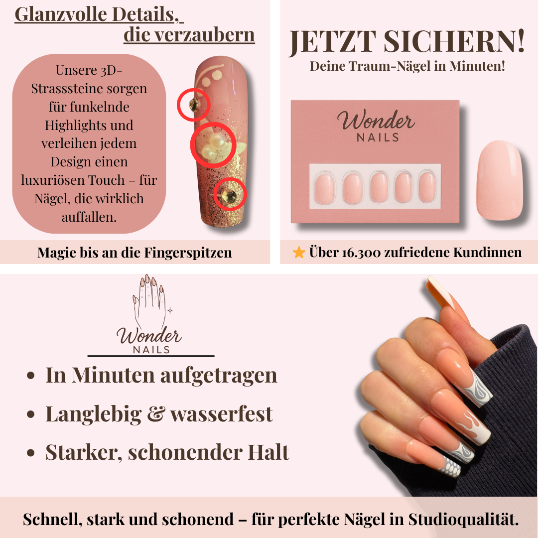 Press-on Nails: Burning Grace