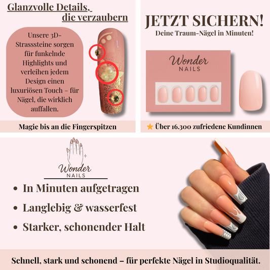 Press-on Nails: Burning Grace